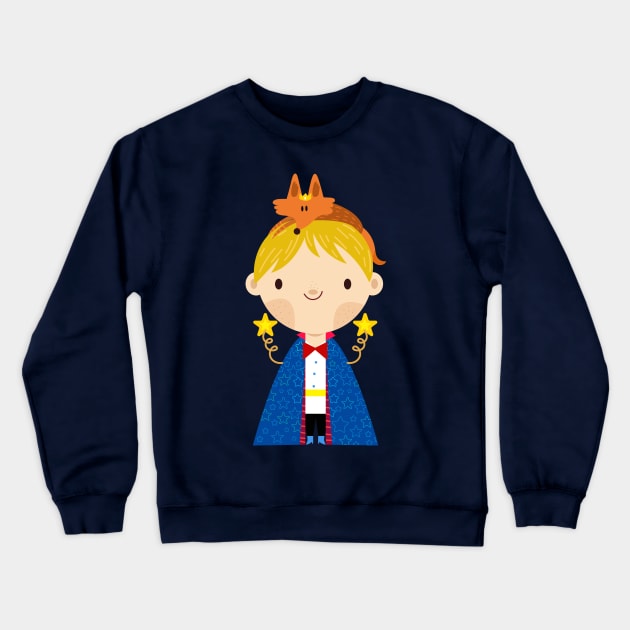 Cute prince Crewneck Sweatshirt by Mjdaluz